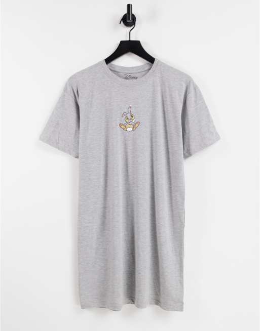 Disney – Szara sukienka t-shirtowa z Tuptusiem