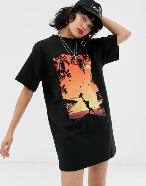 Disney The Lion King x ASOS DESIGN t shirt  dress  with 