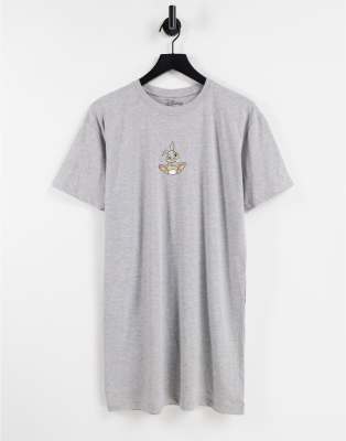 MERCH CMT LTD Disney Thumper t-shirt dress in grey