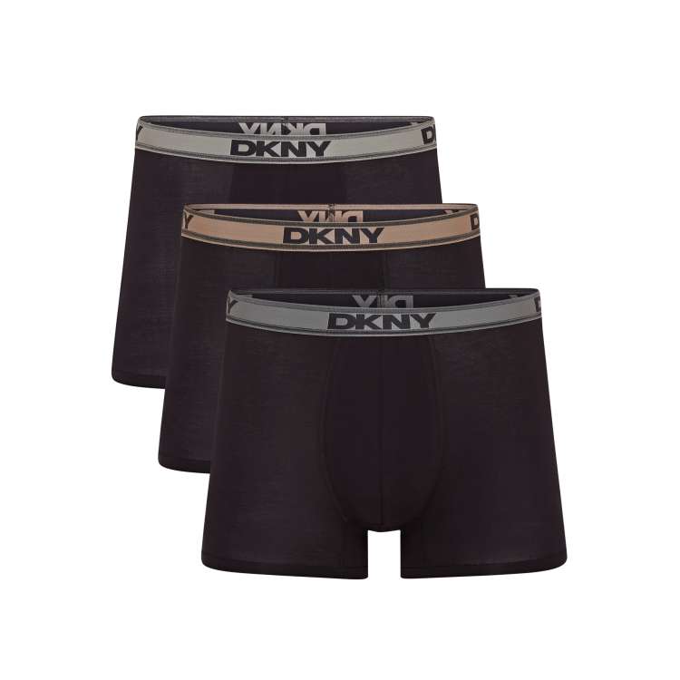 DKNY Eco-Active Men's Boxer Briefs 3 Pack - Moisture Wicking, Sustainable Ecovero Fabric - View #9