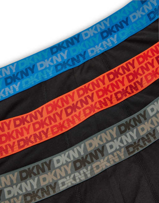 DKNY 3 pack dexter trunks in black | ASOS