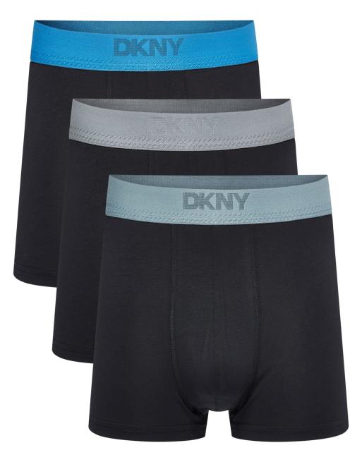 DKNY 3 pack dunkirk trunks in black