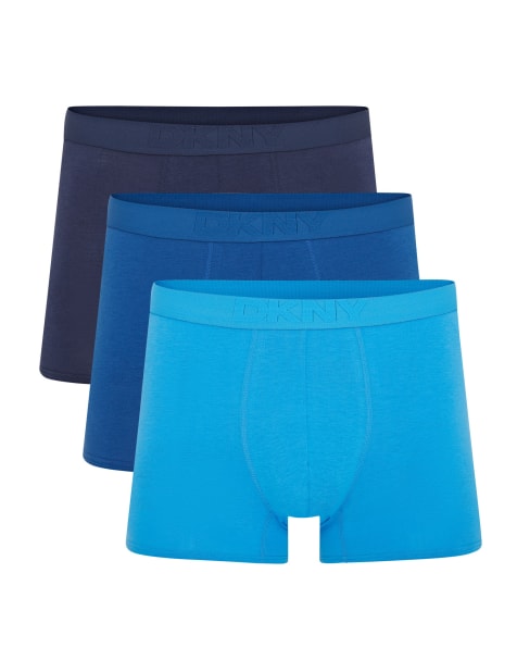 DKNY 3 pack dutton modal trunks in navy - view 1
