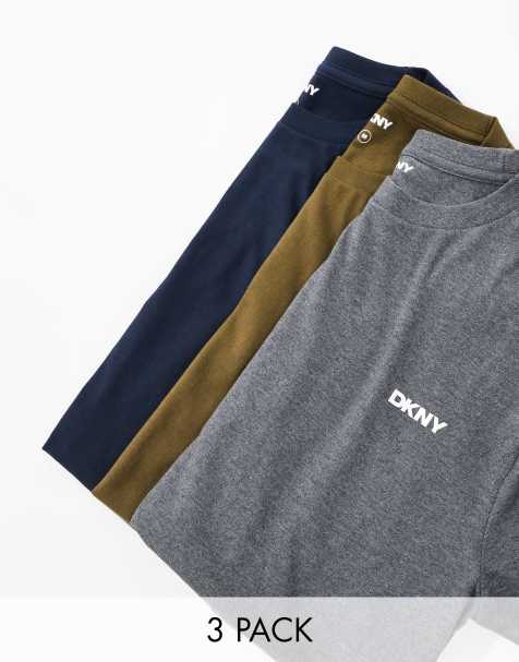DKNY 3 pack giant tees in green - view 1
