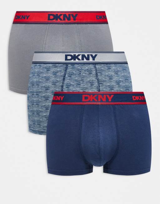 DKNY 3 pack jonesboro trunks in navy