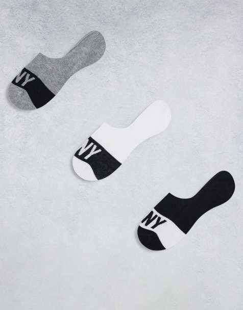 DKNY 3 pack lexington socks in black - view 1