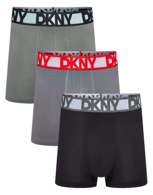 DKNY 3 pack malden trunks in multi