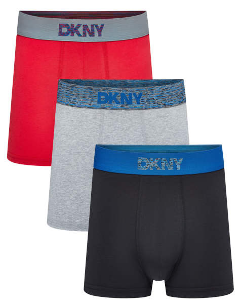 DKNY 3 pack malverne trunks in multi - view 1