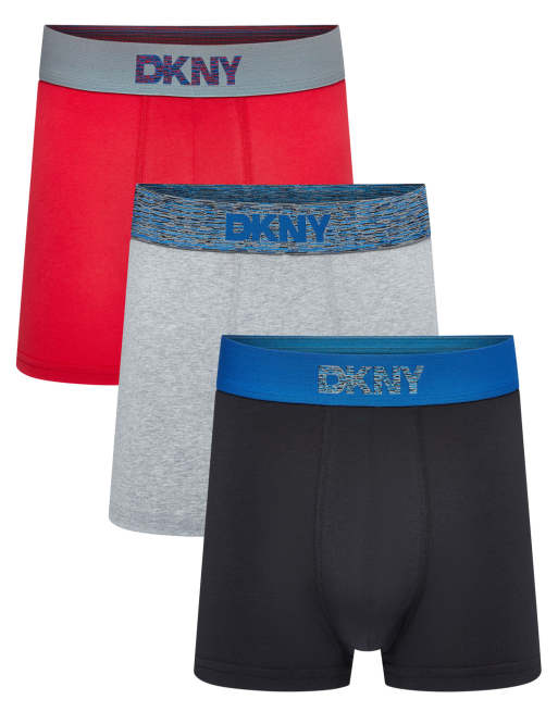 DKNY 3 pack malverne trunks in multi