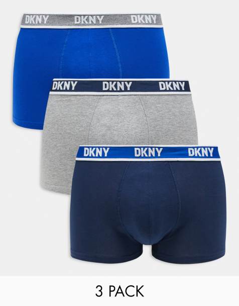 DKNY 3 pack napa trunks in navy - view 1