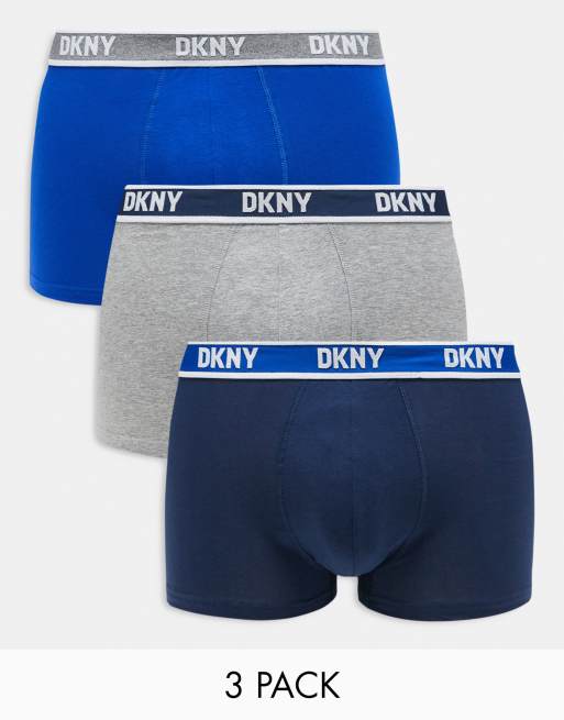 DKNY 3 pack napa trunks in navy