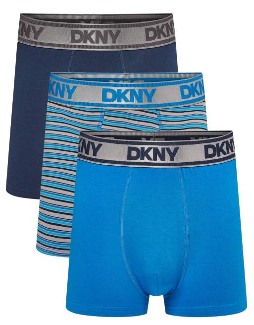 DKNY 3 pack olcott trunks in multi