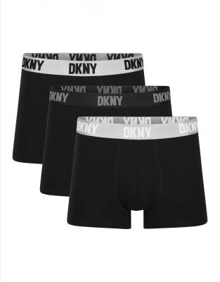 DKNY 3 pack ozark modal trunks in black