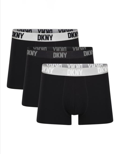 DKNY 3 pack ozark modal trunks in black