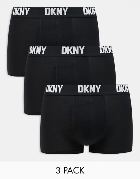 DKNY 3 pack seattle trunks in black - view 1