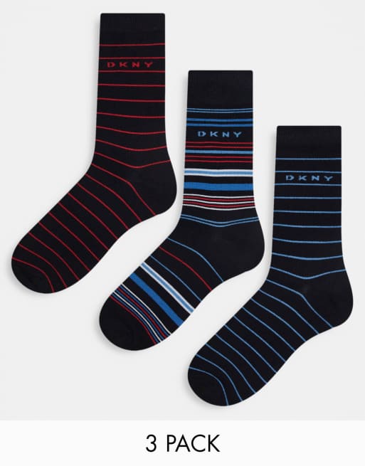DKNY 3 pack sock in multi ASOS