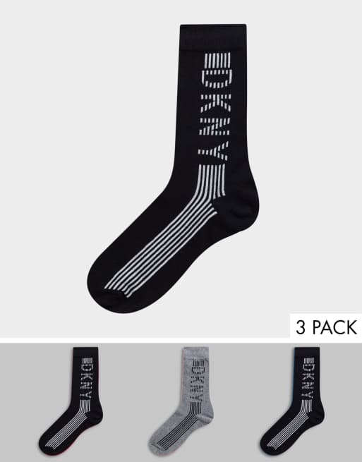 DKNY 3 pack sock in multi ASOS