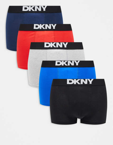 DKNY 5 pack walpi trunks in black - view 1