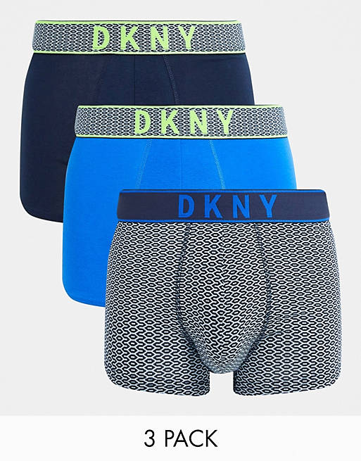 unterhosen in Blau für Herren alameda Herren Bekleidung Unterwäsche Boxershorts DKNY 