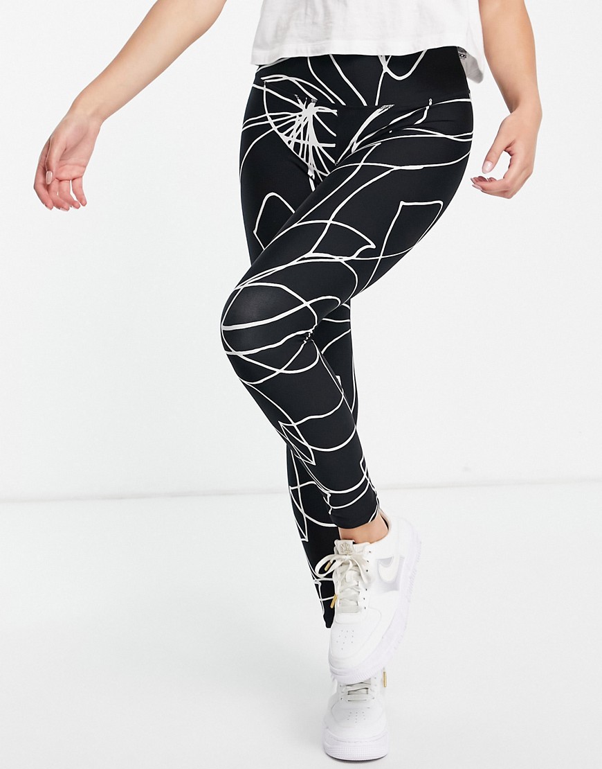 DKNY amaryllis fitness leggings in white