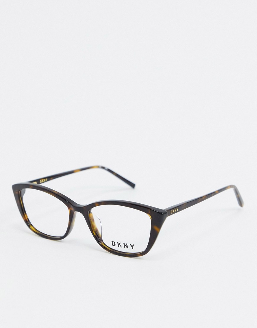 DKNY – City Native – Fyrkantiga glasögon med glas utan styrka-Svart