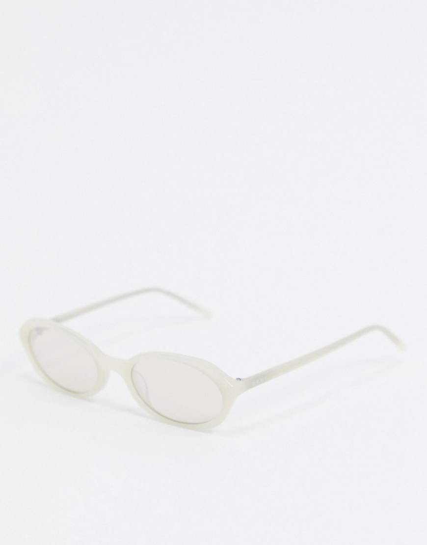 DKNY - City Native - Smalle ovale zonnebril-Beige