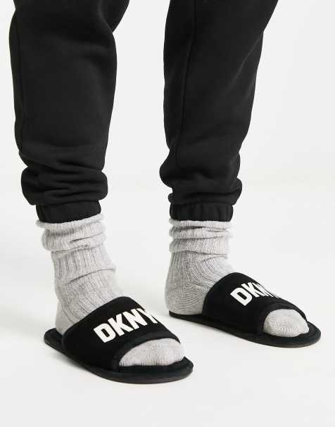 DKNY - Claquettes à logo - Noir - view 1