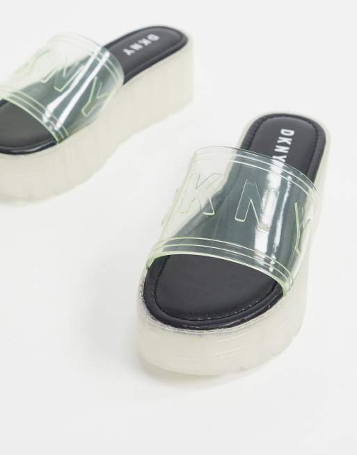 dkny clear slides