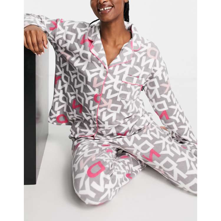 Dkny fleece discount pyjamas