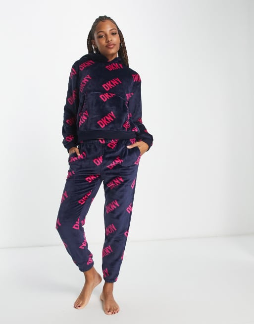 Womens pyjama hoodie hot sale