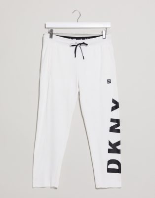 dkny white joggers