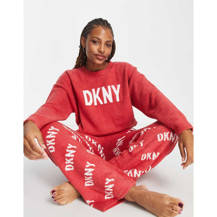 DKNY Ensemble confort large en maille boucl e de qualit