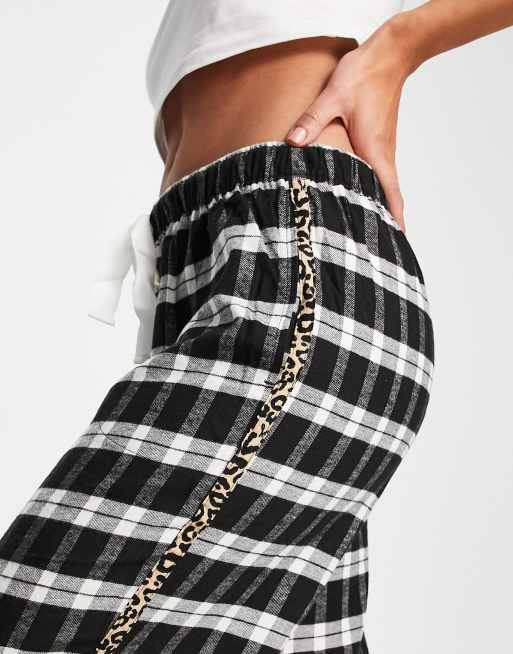 Dkny new discount black white plaid