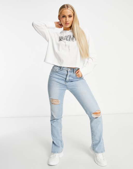 Dkny white clearance hoodie