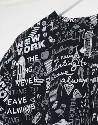 dkny graffiti trainers