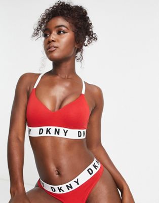 DKNY Intimates boyfriend collection wirefree bra in brick