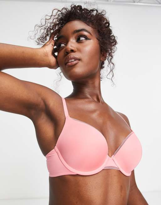 DKNY Intimates glisten and gloss unlined demi bra in beige