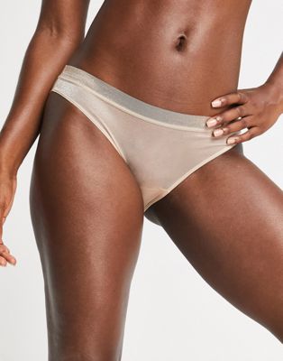 DKNY Intimates glisten and gloss brief in beige