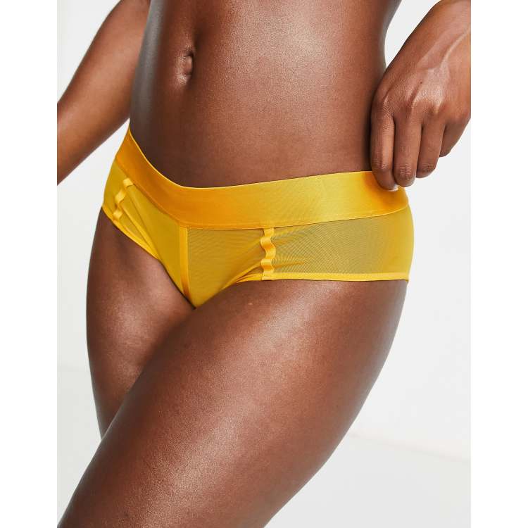 DKNY Intimates sheers hipster brief in gold