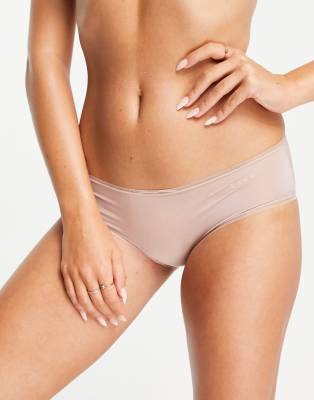 DKNY DKNY litewear low rise hipster brief in shell-Copper