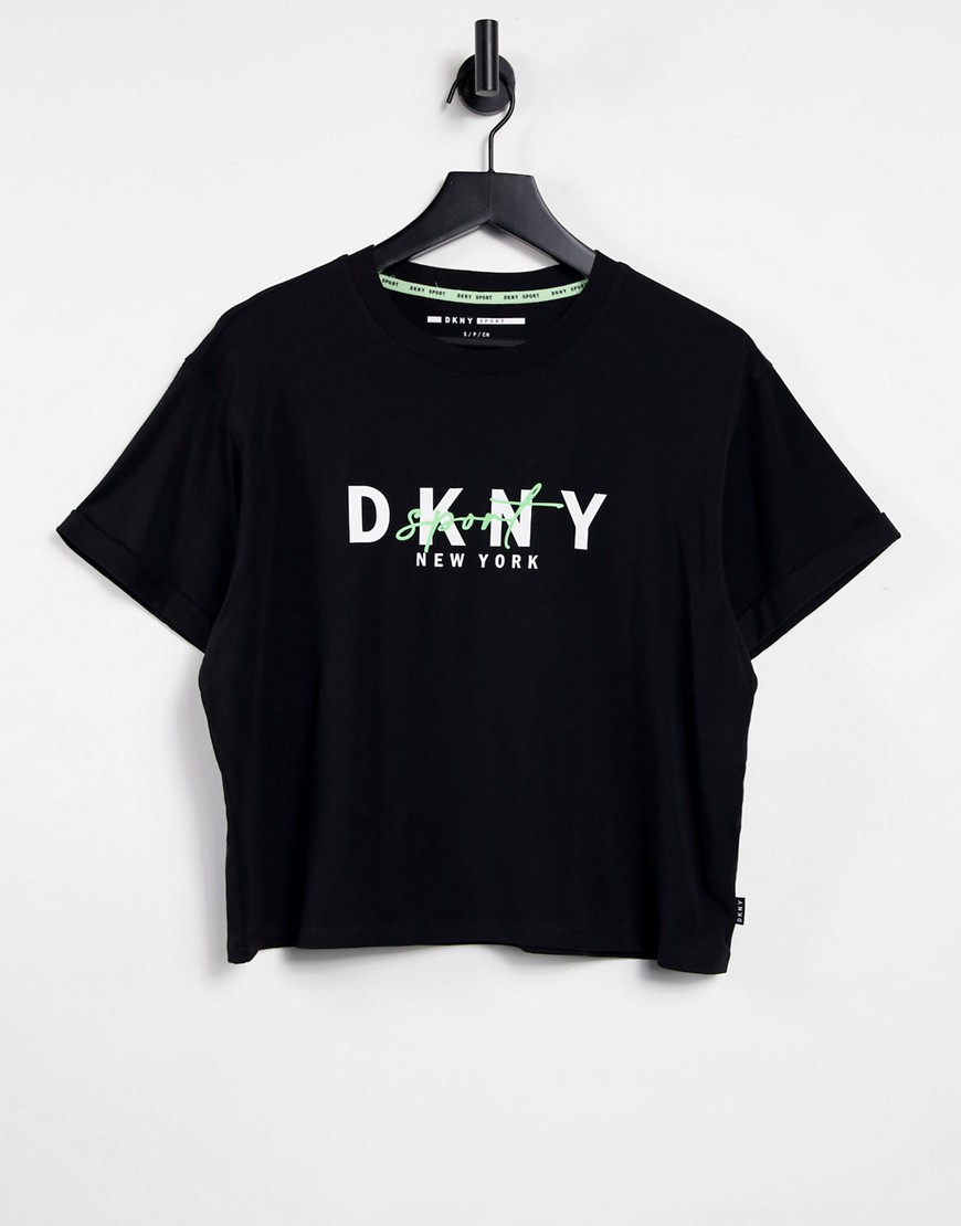 DKNY logo t-shirt in black