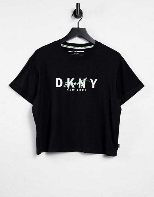 DKNY logo t-shirt in black