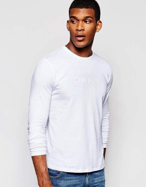 DKNY - White Cotton Jersey T-Shirt