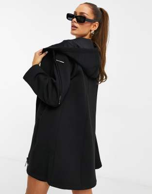 dkny longline coat