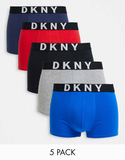 DKNY - Lot de 5 boxers - Multicolore