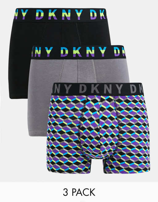 DKNY Mesa 3 pack boxers in geo print