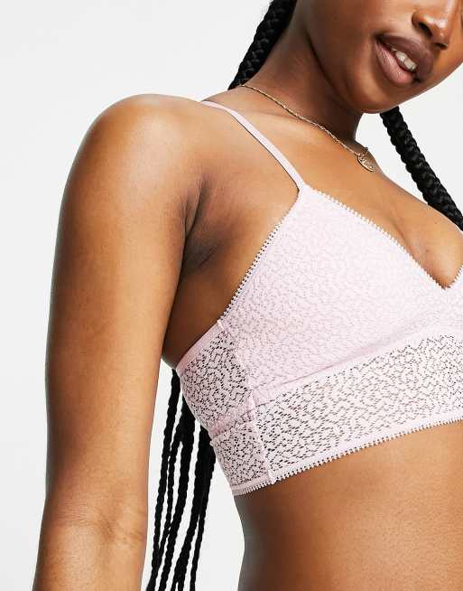 DKNY – Modernes Spitzenbralette mit Racerback in Veilchen, 3 von 4