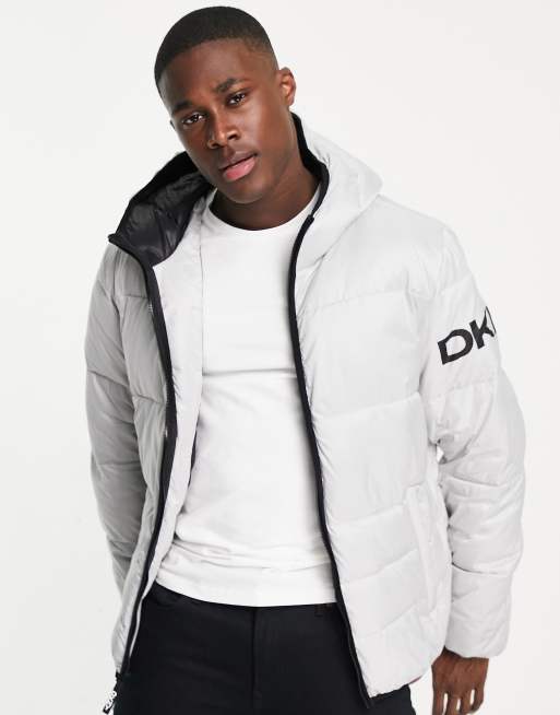 DKNY Hooded Puffer Coat