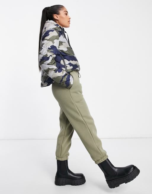 Dkny camo sale print parka