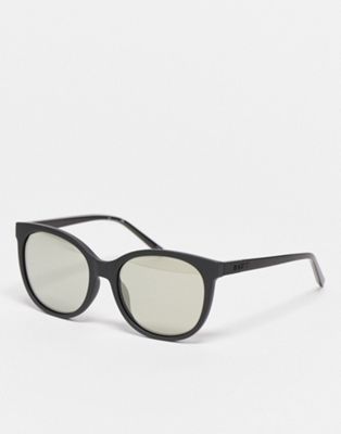 DKNY round sunglasses in black